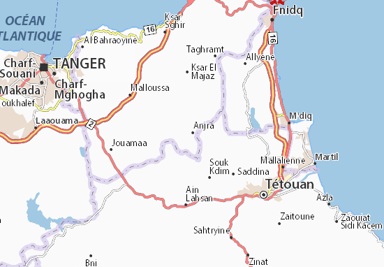 Mapa Anjra