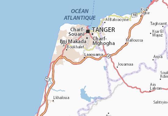 Kaart Plattegrond Laaouama