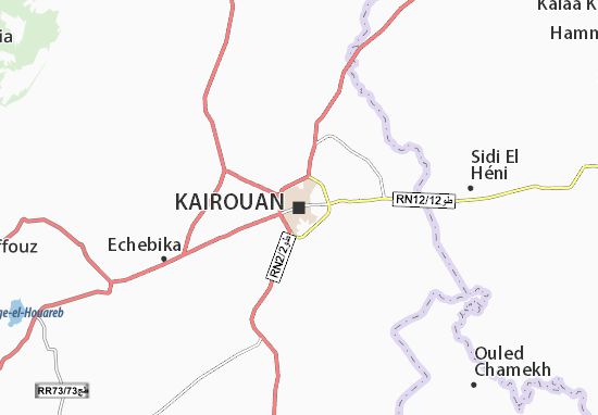 Karte Stadtplan Kairouan