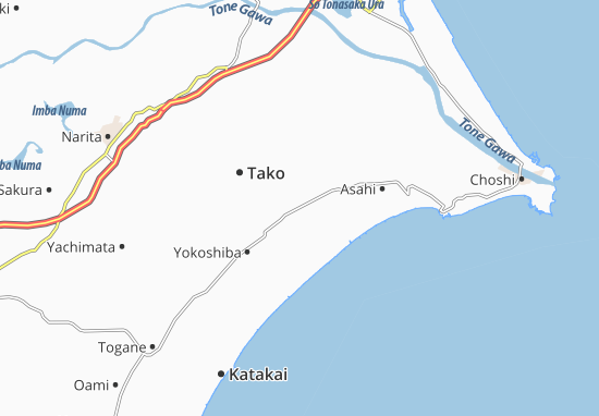 Kaart Plattegrond Yokaichiba