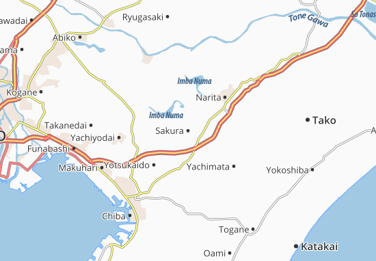 Sakura Map