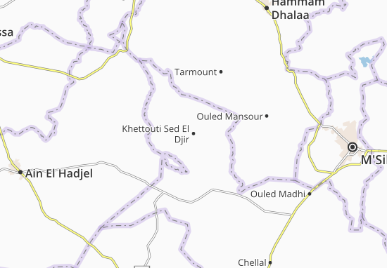 Karte Stadtplan Khettouti Sed El Djir