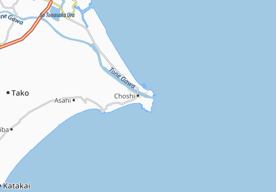 Mapa Choshi