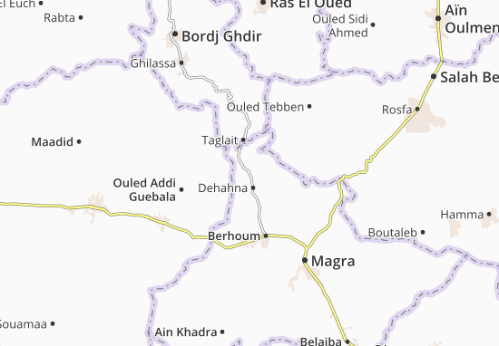 Karte Stadtplan Dehahna