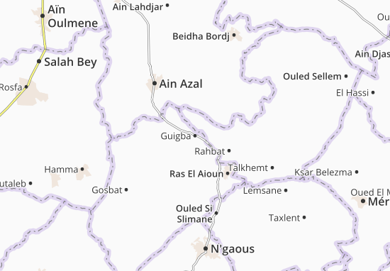 Karte Stadtplan Guigba