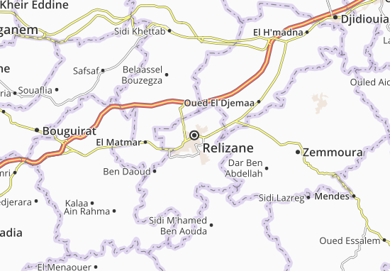 Relizane Map
