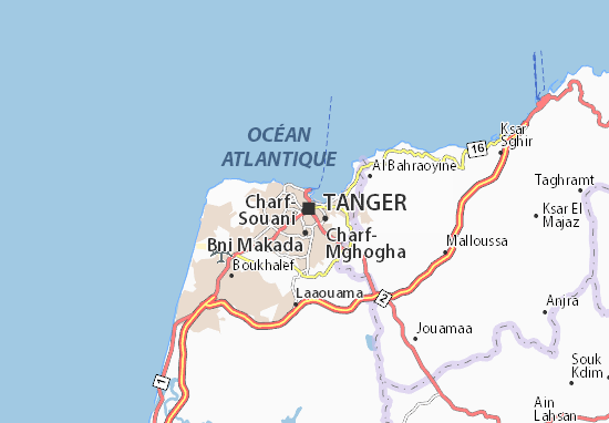 Mapa Charf-Souani