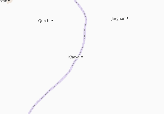 Karte Stadtplan Khaval