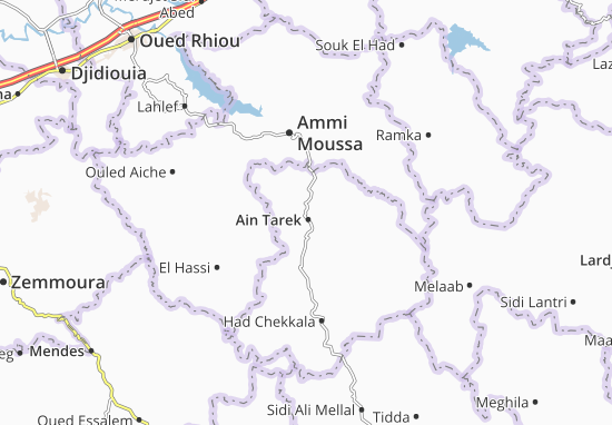 Mapa Ain Tarek