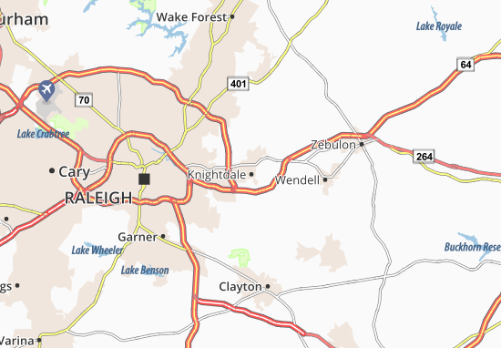 Knightdale Map