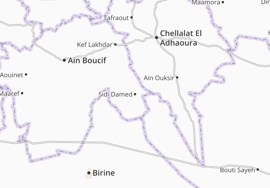 Sidi Damed Map