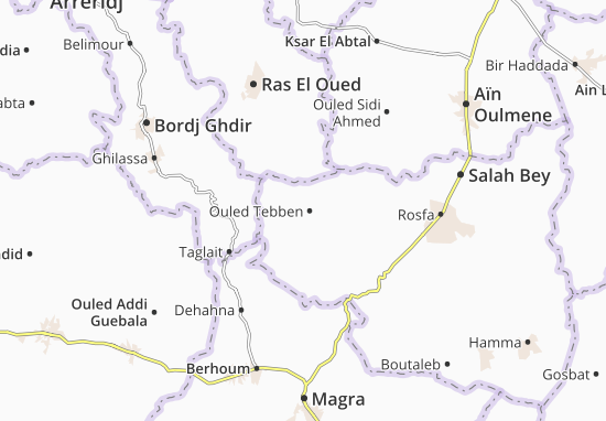 Ouled Tebben Map