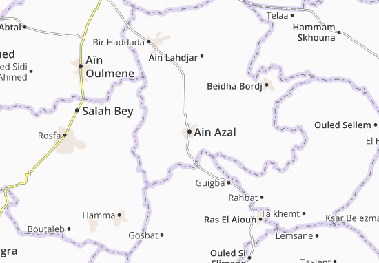 Mapa Ain Azal