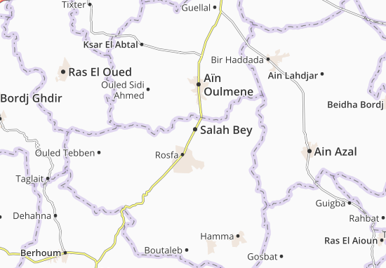 Karte Stadtplan Salah Bey