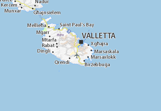 Mapa Hal-Millieri