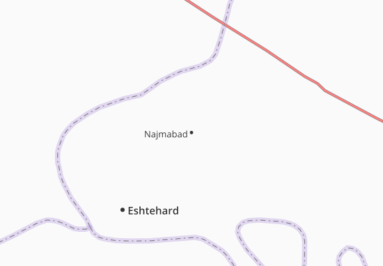 Karte Stadtplan Najmabad
