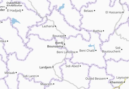 Mapa Bordj Bounaama