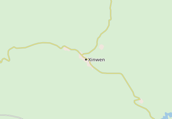 Kaart Plattegrond Xinwen