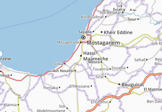 Hassi Maameche Map