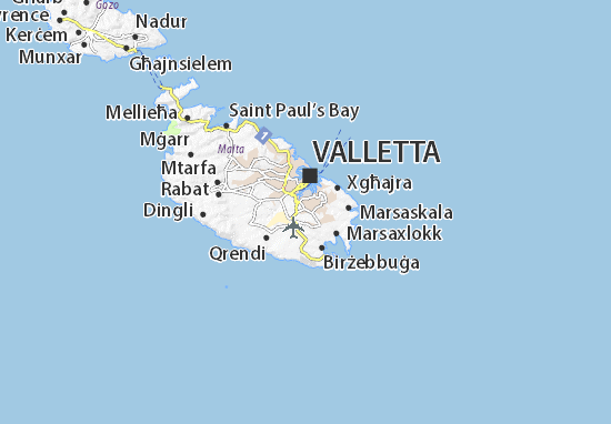 Mapa Saint Lucia’s