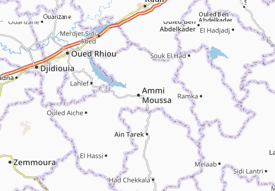 Karte Stadtplan Ammi Moussa