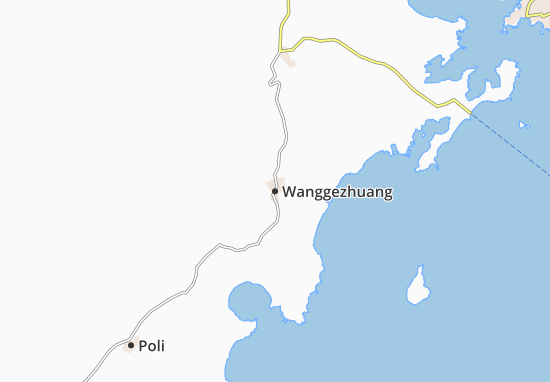 Karte Stadtplan Wanggezhuang