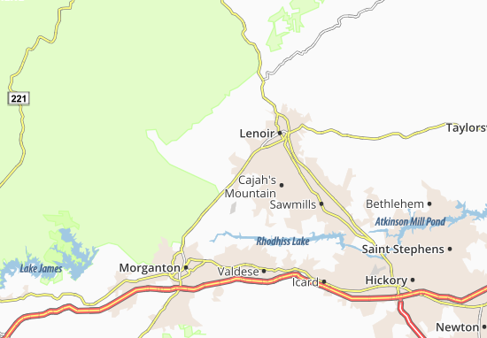 Karte Stadtplan Gamewell
