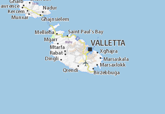 Kaart Plattegrond Għammieri