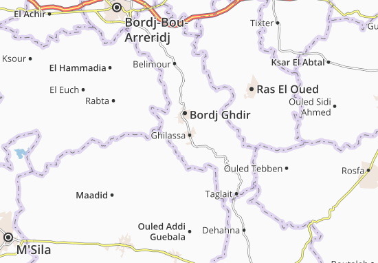 Karte Stadtplan Ghilassa