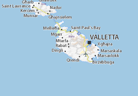 Karte Stadtplan Tal Virtu