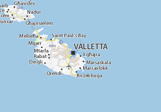 Mapa Plano Xgħajra