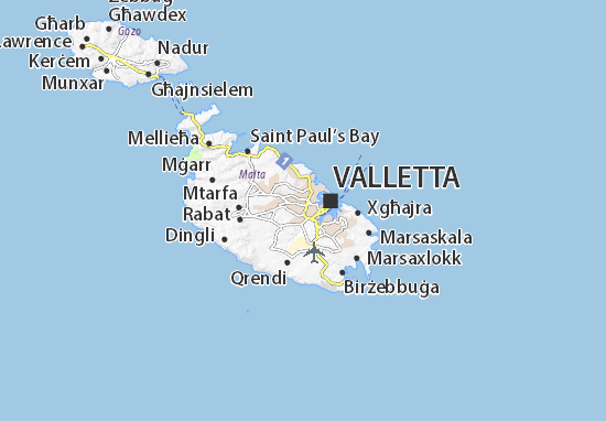 Karte Stadtplan Santa Venera