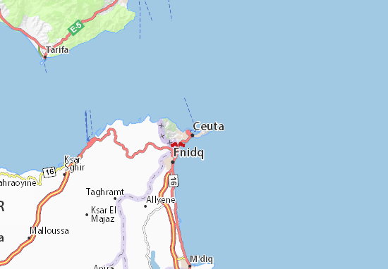 Ceuta Map