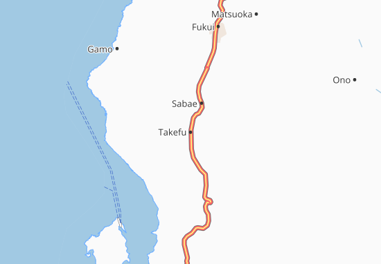 Mapa Takefu