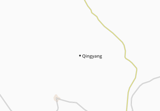 Kaart Plattegrond Qingyang