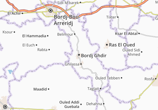Mapa Bordj Ghdir