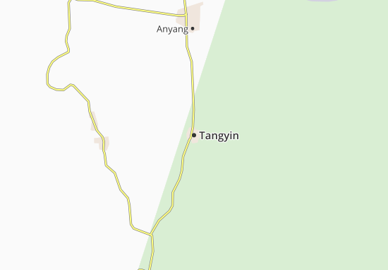 Kaart Plattegrond Tangyin