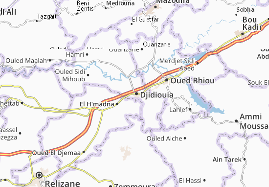 Karte Stadtplan Djidiouia