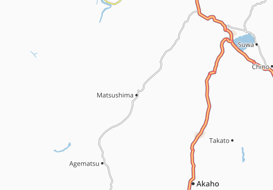 Kaart Plattegrond Matsushima