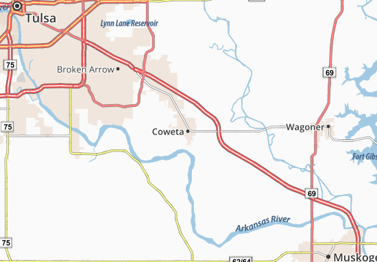 Coweta Map