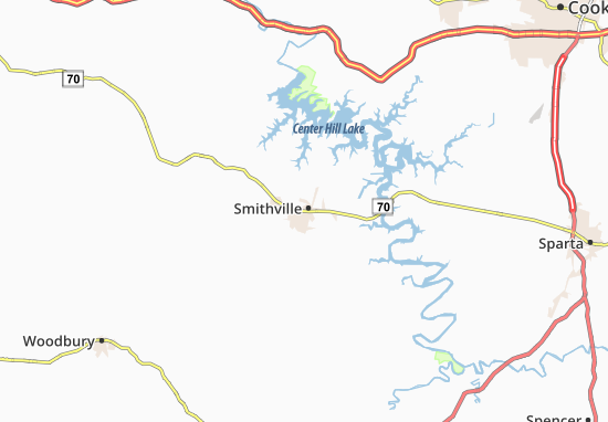 Kaart Plattegrond Smithville