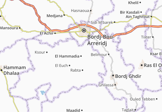 Karte Stadtplan El Hammadia