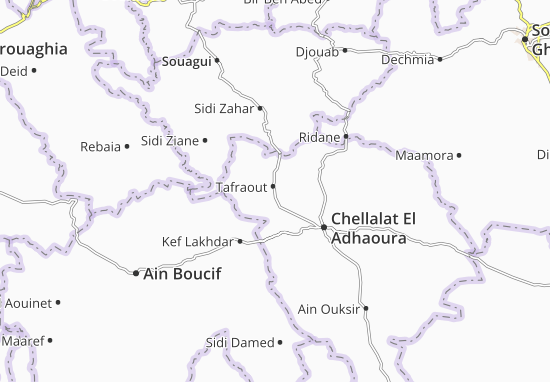 Karte Stadtplan Tafraout