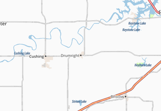 Drumright Map