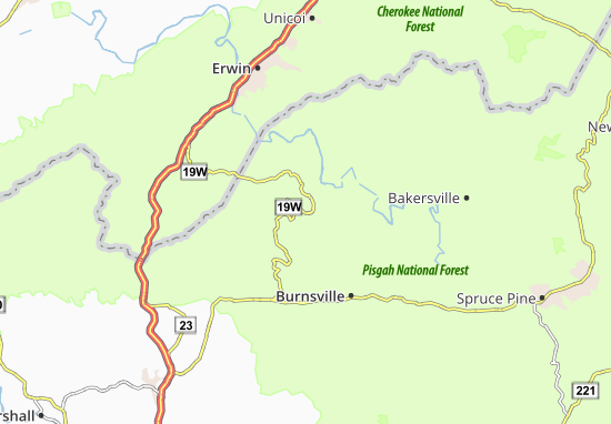 Kaart Plattegrond Ramseytown