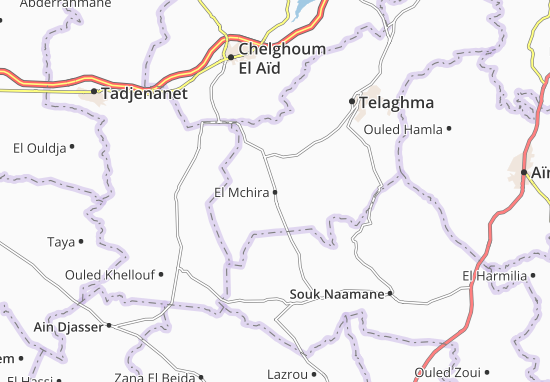 El Mchira Map