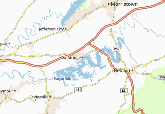 Dandridge Map