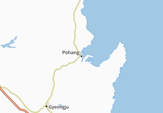 Mapa Pohang