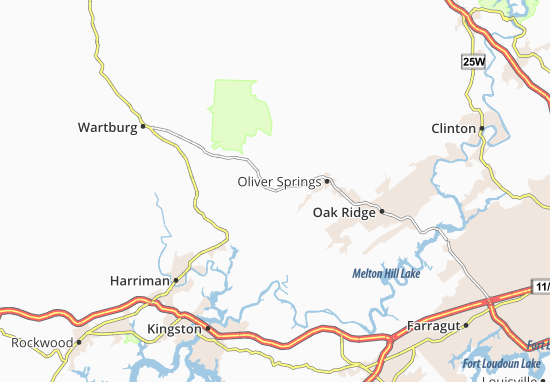 Mapa Coalfield