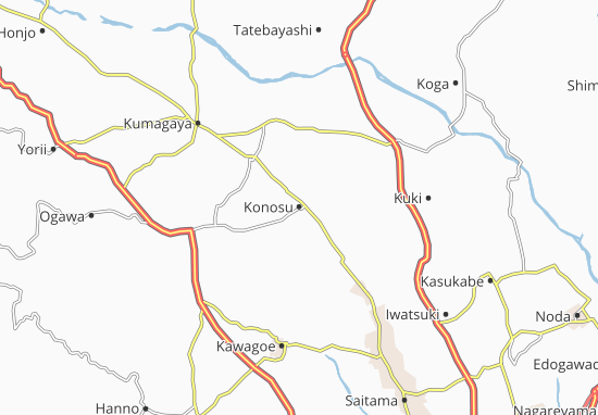 Konosu Map